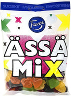 Fazer Ässä Mix of Licorice & Fruity Wine Gums Candy Sweets Bag 180g