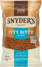 Snyder's of Hanover, Itty Bitty Minis Pretzels, 12 Oz Bag