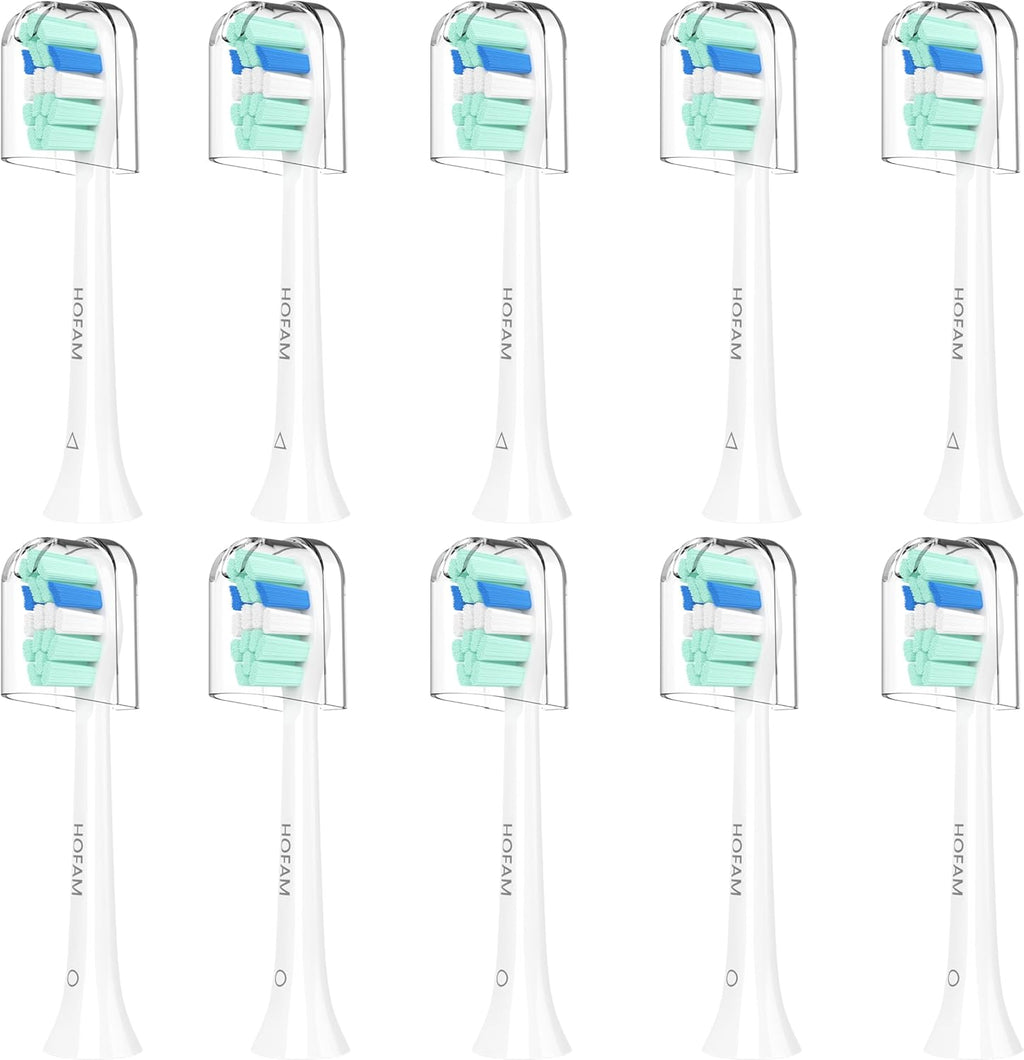 Replacement Toothbrush Heads for Philips Sonicare Replacement Heads,Electric Replacement Brush Head Compatible with Phillips Sonicare Electric Toothbrush,for Philips Sonic Care Brush,10 Pcs