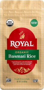 Royal White Basmati Rice - Organic Long Grain Rice, 2 lb