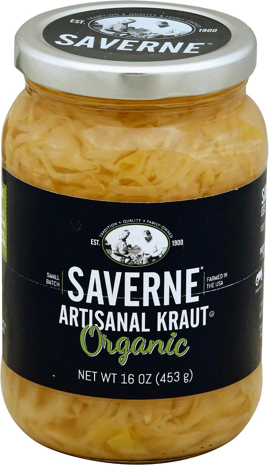 S.averne Sauerkraut 16 oz (Pack of 6)