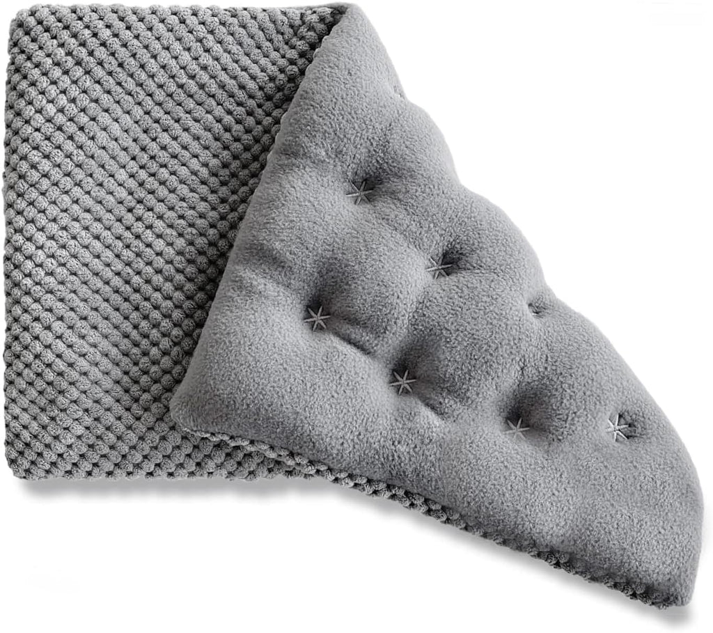 UNCN Wide Microwave Heating Pad with Washable Cover 9.5 x 16in Microwavable Hot Pad for Neck Shoulder, Cramps, Back Cordless Warm Compress Weighted Moist Heat Pack for Aches, Unscented