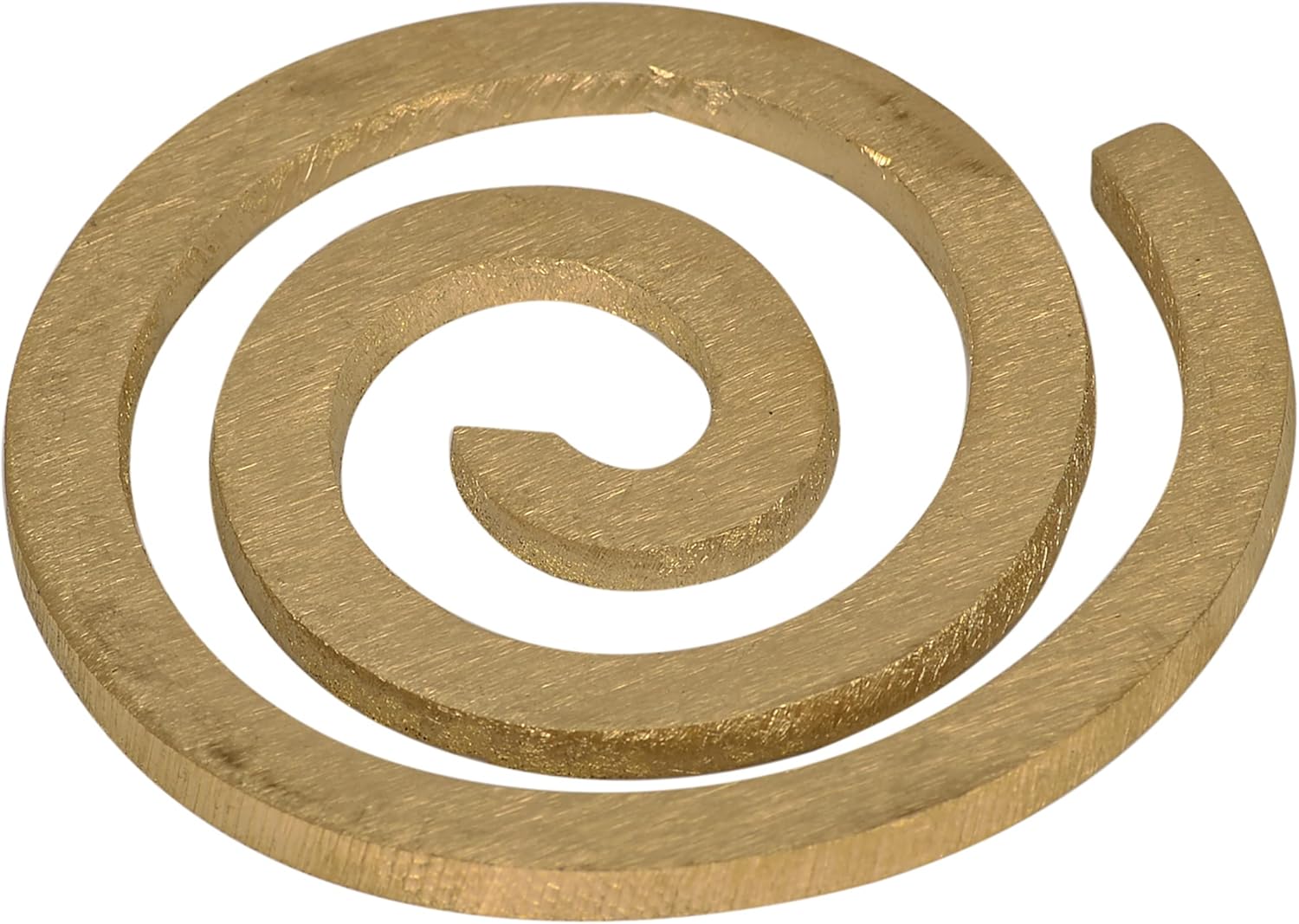 Brass Helix Vastu Remedies for North-West Vaastu Dosh/Decorative Showpiece in Circle Shape(7 x 6.5 x 0.5 CM) Golden.