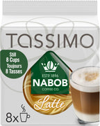 NABOB Latte Coffee, 0.5 lbs, 8 Count