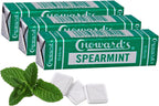 Choward's Spearmint Candy Bags | Unique Aromatic Flavors for Everyday Freshness | Perfect for Travel, Sharing, and Gifting | Distinctive Taste in Convenient Packaging | 3 Pack (15 Mints Per Package)