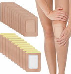 20Pcs Castor Oil Pack Wrap, 5.1"*3.9" Self-Adhesive Castor Oil Patches for Stomach Belly Button Knee Liver, Disposable Organic Cotton Flannel, Portable, No Leakage & No Wash