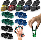 FitBeast Finger Exerciser Set, Pinch Clips & Finger Extension Bands for Hand Therapy, Grip Strength, Dexterity & Hand Rehab