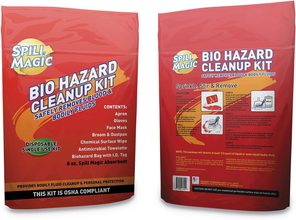 Spill Magic Biohazard Spill Clean Up Kit, (SM-BIOHAZARD)