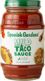 Spanish Gardens Mild Taco Sauce (6 Pack) — Mild Sauce for Authentic Mexican Food — Original Family Recipe for Tex Mex Food (11.5 oz)