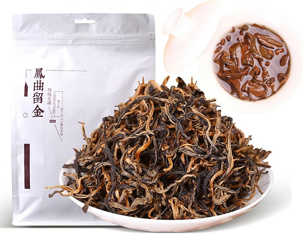 Yunnan Black Tea Dian Hong FengHetang Fengqing Dianhong Maofeng Spring 500g Dian Hong Cha
