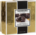 Sanders Boulevard Dark Chocolate Sea Salt Caramels Gold, Chocolate Gift Box, 14 Pieces, 7 Ounce (14 Piece)