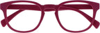 OPULIZE POP Reading Glasses for Women Men,Scratch Resistant Round Matt Frame with Spring Hinges, Pink +3.50 (Pack of 1)