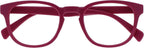 OPULIZE POP Reading Glasses for Women Men,Scratch Resistant Round Matt Frame with Spring Hinges, Pink +2.50 (Pack of 1)