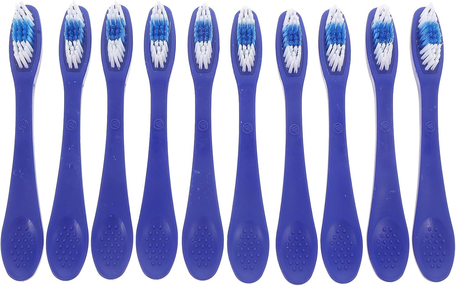 10pcs Mini Disposable Short Handle Prison Toothbrushes with Soft Bristles, Compact Portable Toothbrush Set for Institutional Use and Teeth Cleaning
