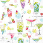 IHR Ideal Home Range - Paper Napkins COCKTAILS FOR HER 20-Count 3-Ply Cocktail Napkins 5 x 5 inches