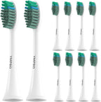 YMPBO 10 Pack Toothbrush Replacement Heads Compatible with TAO Clean Sonic Toothbrush Adults, Tooth Brush Head Toothbrush Heads Refill, Medium Bristles, Whitening