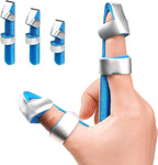 Trigger Finger Splint Brace for Thumb Index Middle Ring Pinky, Metal Foam Broken Dislocated Finger Stabilizer, Aluminum Bendable Curved Mallet Wrap for Arthritis Pain Tendon Injury Immobilizer Knuckle