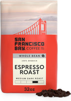 San Francisco Bay Coffee - Medium-Dark Roast Whole Bean Coffee - Espresso Roast (2 lb bag)