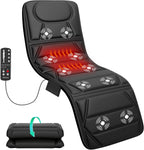 Full Body Massage Mat Pad for Bed, Massage Chair Pad with 10 Vibration Motors & 5 Massage Modes, Vibrating Heating Massage Mattress Pad for Back,Massager with Auto Shut Off, Gift for Men Women