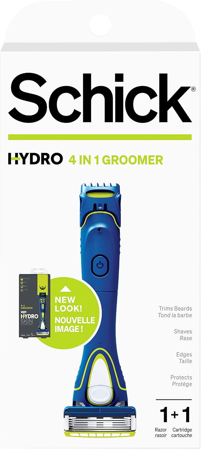 Schick Hydro 5 Men's Styling Razor with Body Groomer and Beard Trimmer