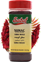 Sadaf Sumac spice ground - Pure sumac seasoning powder - Kosher - Persian spice - Medium Ground -11 oz Bottle