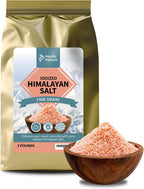 Pacific Pelican Premium Iodized Himalayan Pink Salt | Fine Grain, Unrefined, Pure Rock Salt | 3 Pounds | 100% Natural & Organic for Cooking, Seasoning & Wellness (Pack of 1)