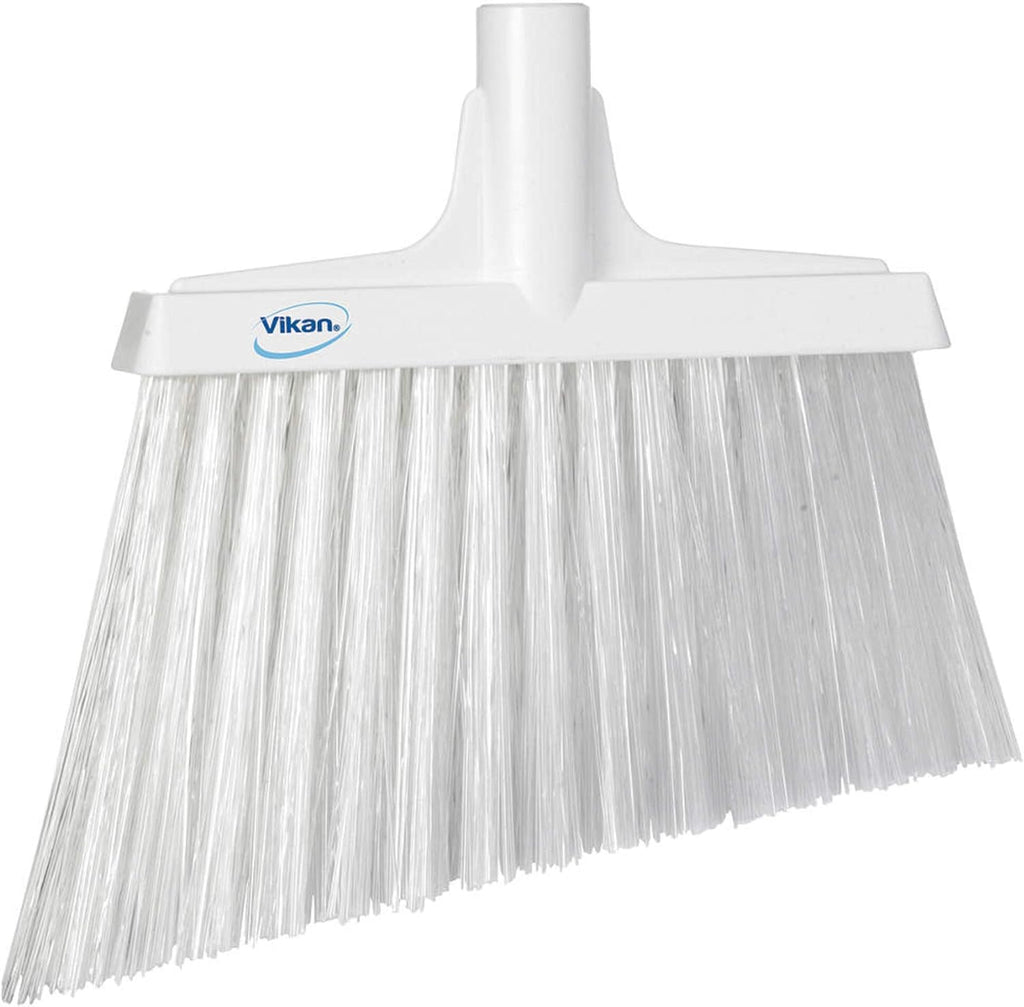 Vikan 29145 Broom,Angle Cut,Stiff,11",PP/PET,White