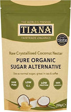TIANA Premium Organic Crystallised Raw Coconut Nectar 250g - Pack of 2