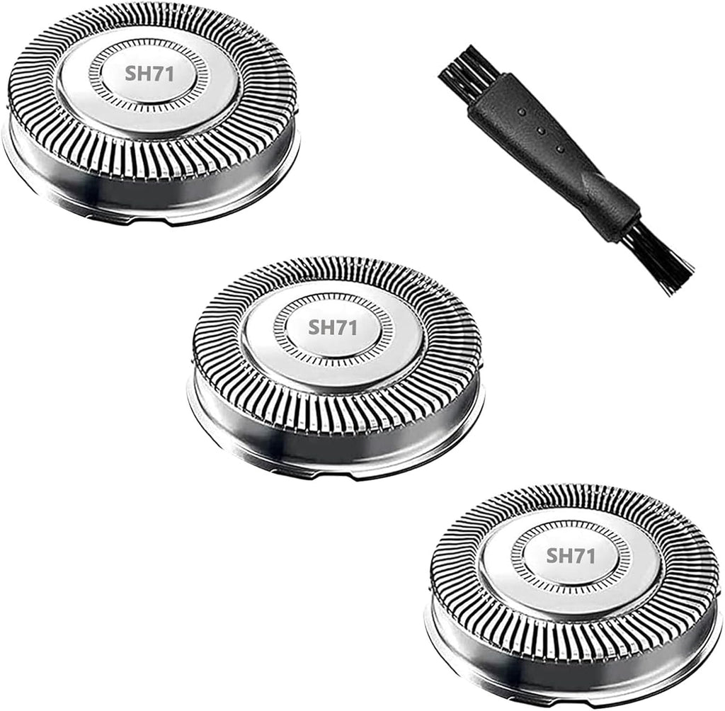 SH71 Replacement Blades for Philips Norelco Shaver Series 7000 and 5000,Upgraded SH71/52 Compatibility Double Blades for 7000 Series Replacement Heads