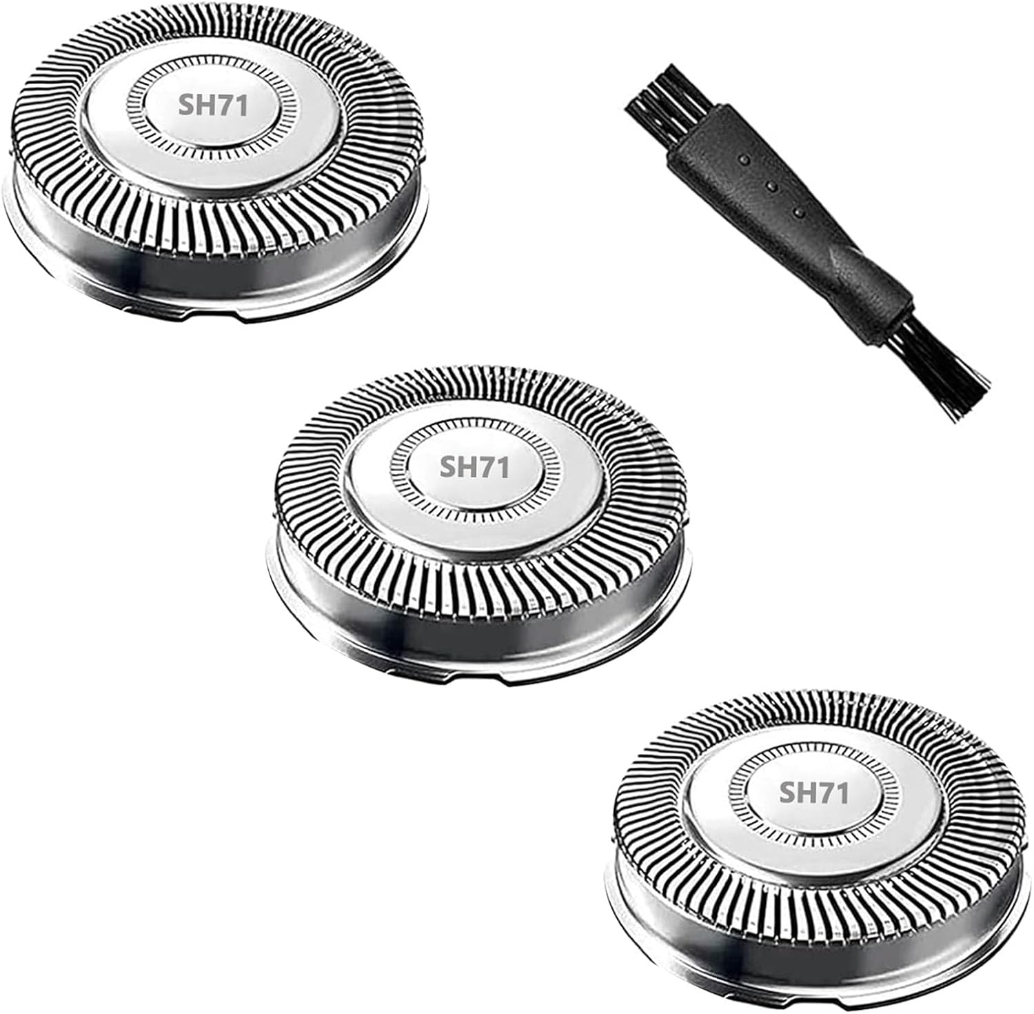 SH71 Replacement Blades for Philips Norelco Shaver Series 7000 and 5000,Upgraded SH71/52 Compatibility Double Blades for 7000 Series Replacement Heads