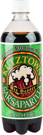 Kutztown "Nix Besser" Sarsaparilla Soda, 24 Oz. Bottles (Pack of 4)
