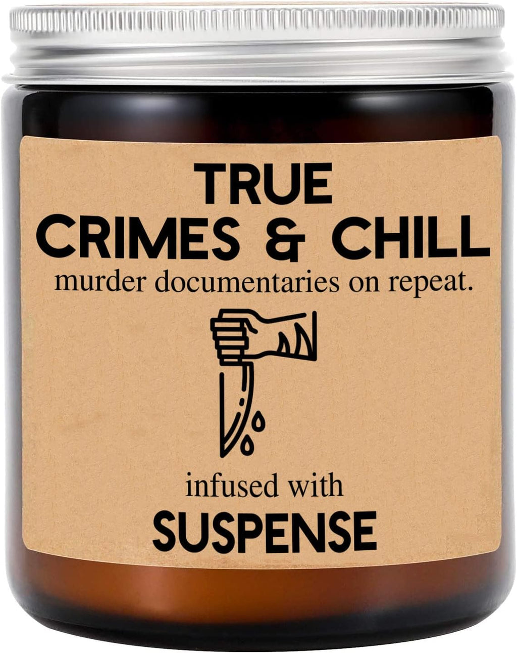 True Crimes & Chill Candle My Favorite Murder True Crime Gifts Crime Junkie Murder Mystery Murder Shows Soy Candles