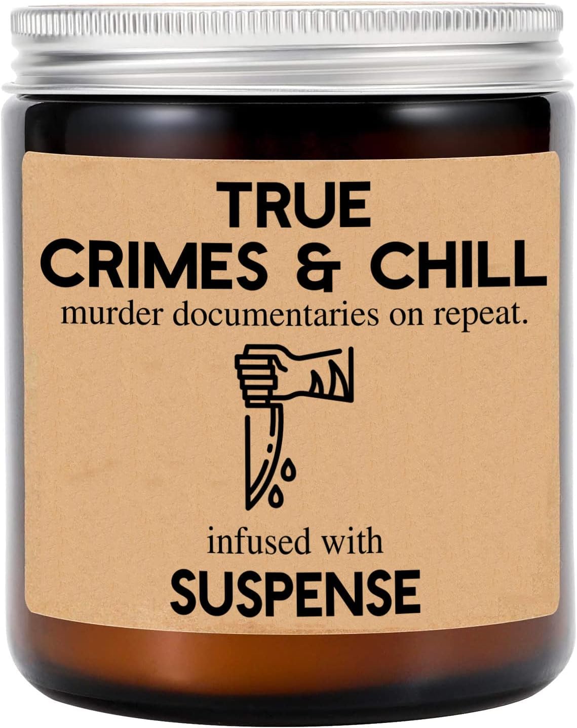 True Crimes & Chill Candle My Favorite Murder True Crime Gifts Crime Junkie Murder Mystery Murder Shows Soy Candles