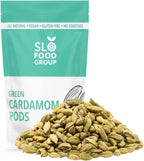 Slofoodgroup Green Cardamom Pods -Natural Cardamom Spice - 2 Oz.