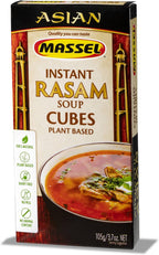 Massel Rasam Bouillon Cubes/Instant Rasam Soup Base | 10 Cubes |Asian Instant Soup Base | Plant Based Broth, Gluten & Dairy Free, Vegan
