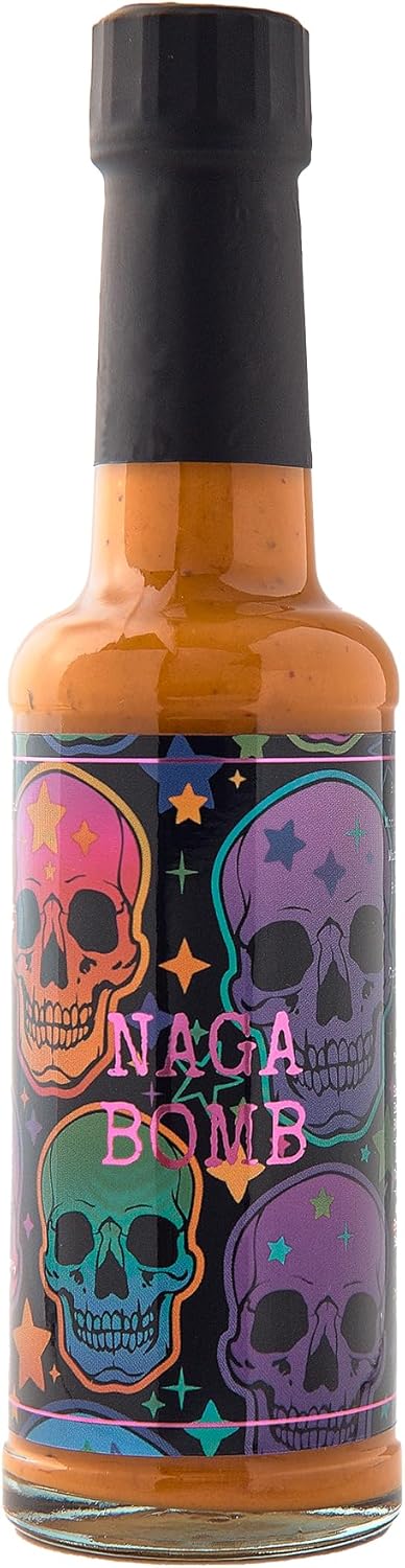 Big Ginger Sauce Co Naga Bomb Hot Sauce Chilli Pepper Sauce Bottle 150ml