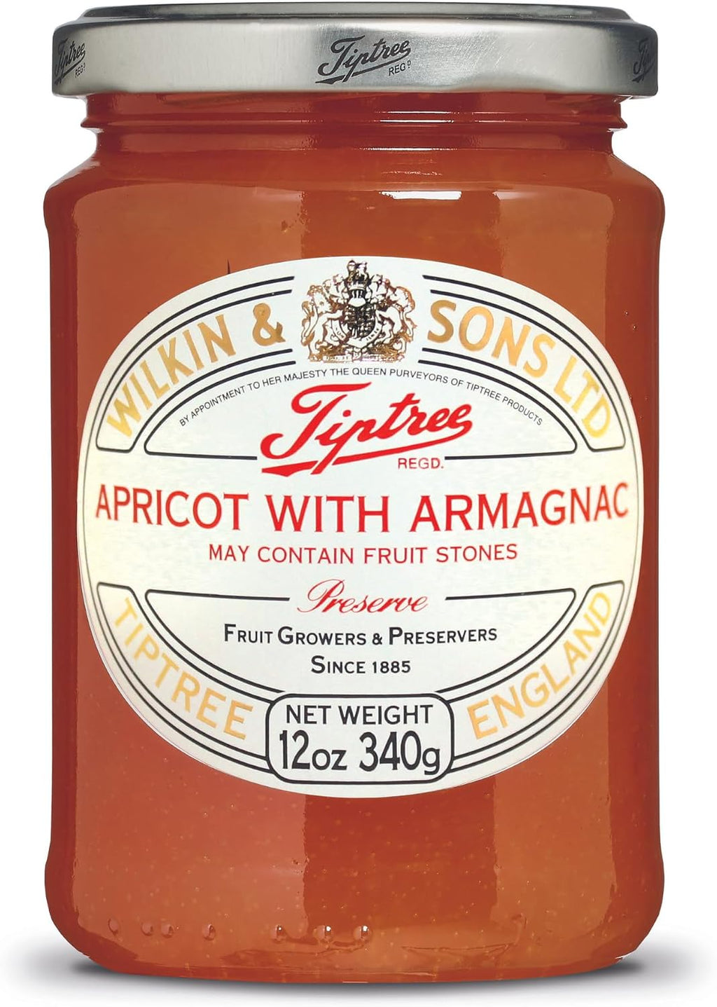 Tiptree Preserve, Apricot & Armagnac, 12 Ounce Jar