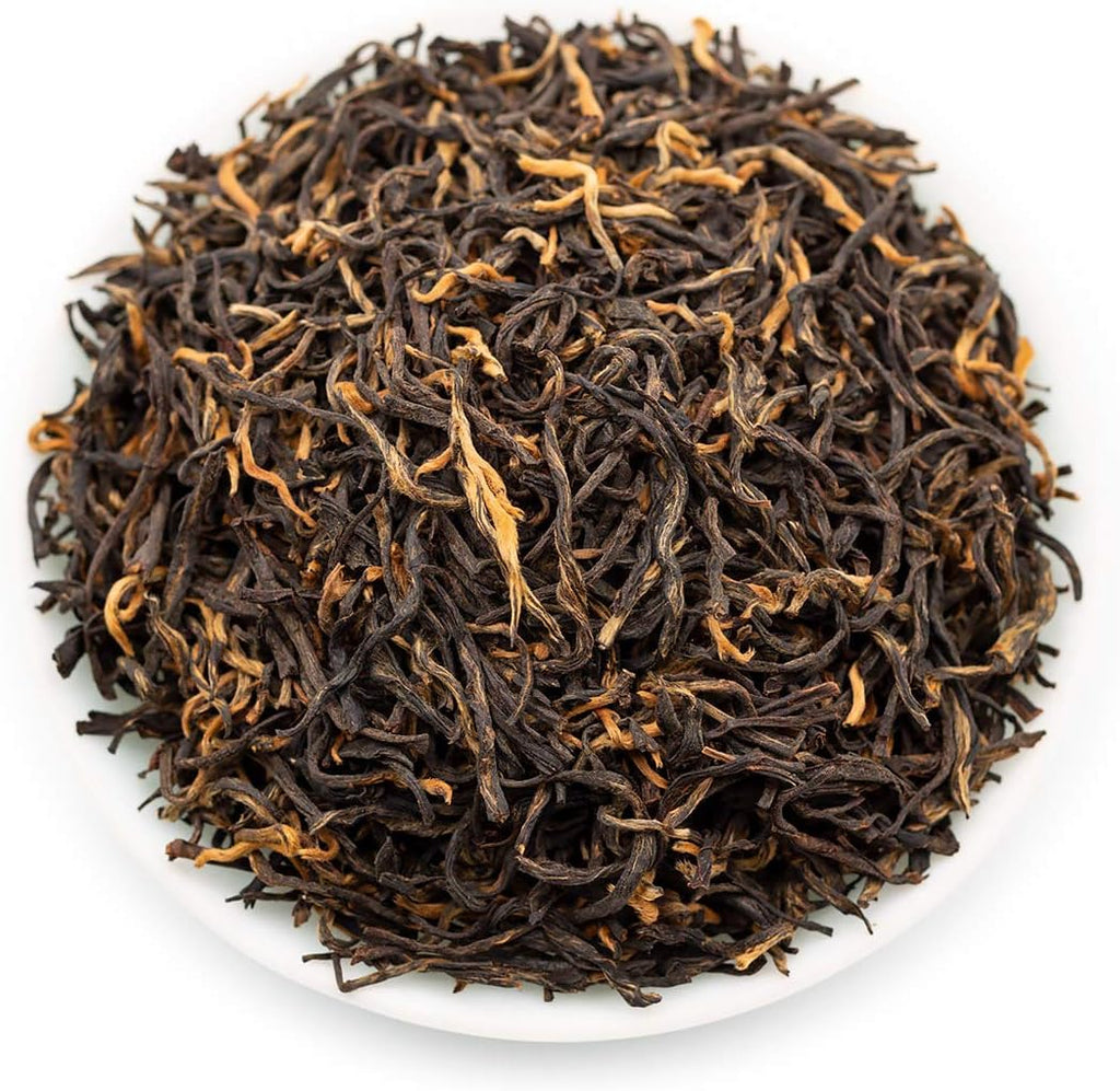 oriarmcha 225g / 8oz Yin Jun Mei Wuyi Black Tea Loose Leaf - Silver Eyebrow Chinese Black Breakfast Tea - 100% Pure Unblended High Mountain Grown