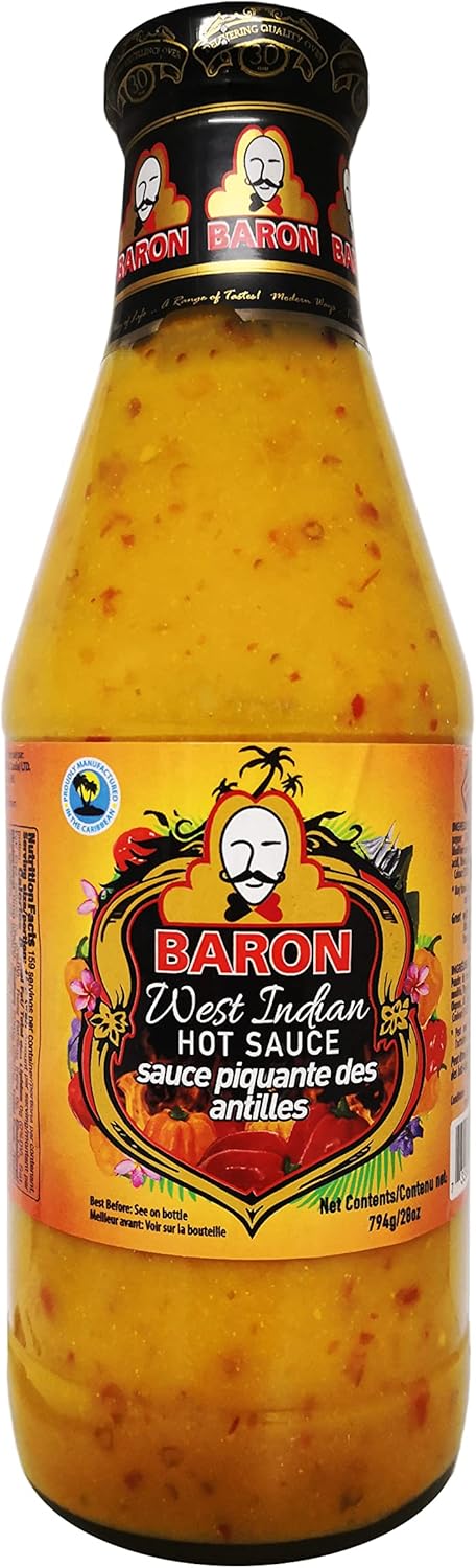 Baron West Indian Hot Sauce - 28 fl.oz