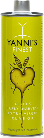 Yanni's Finest Early Harvest Greek Extra Virgin Olive Oil, 500ml