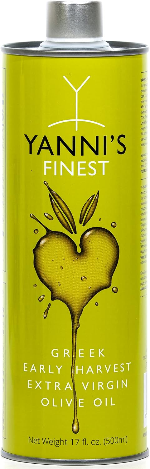 Yanni's Finest Early Harvest Greek Extra Virgin Olive Oil, 500ml