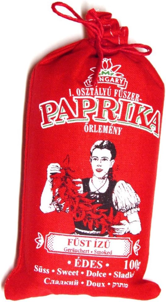 Hungarian Paprika Premium Quality Sweet/Hot/Smoked (Origin: Kalocsa,Hungary) (Sweet & Smoked, 100g)