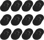 Boao 12 Packs Hand Combs Pocket Brush Finger Palm Combs for Men Portable Soft Pocket Palm Hair Brush Scalp Massage for Hair Home Travel Pets (Black)