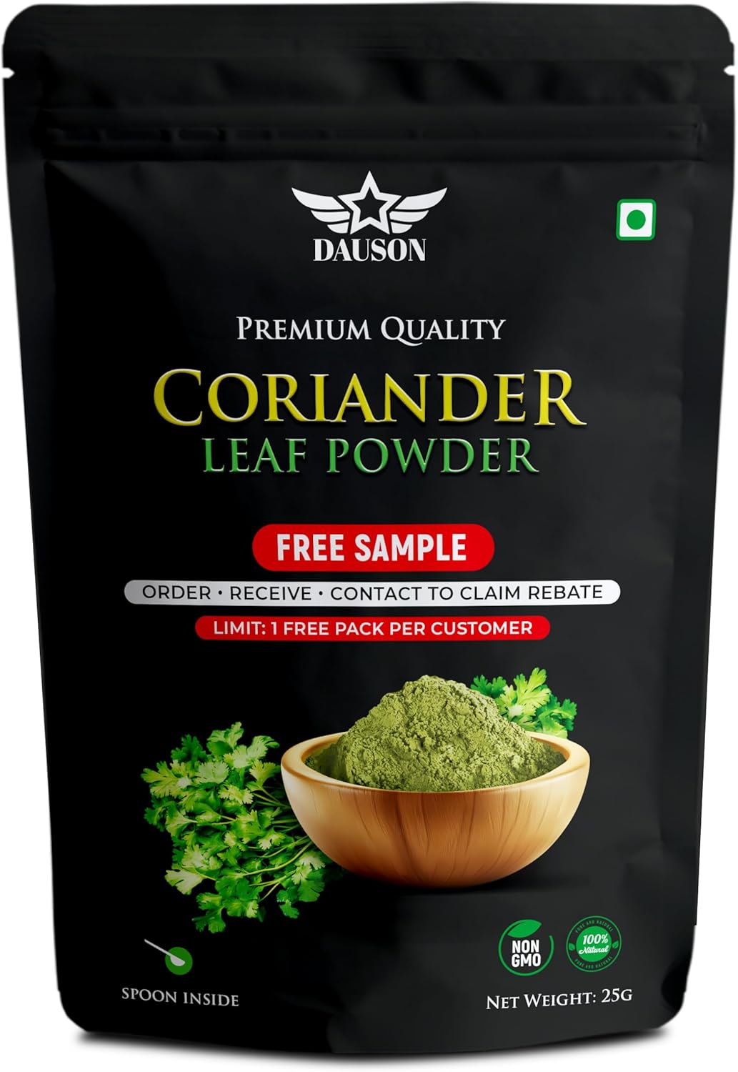 100% Pure Coriander Leaf Powder 0.88 Oz