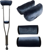 Universal Crutch Underarm Pad Covers,Underarm Cane Pad Sleeve,Crutch Pads & Hand Grips,Comfortable, Breathable, Machine Washable Cane Pads for Adults and Teens Walking Cane Handle Soft Pads