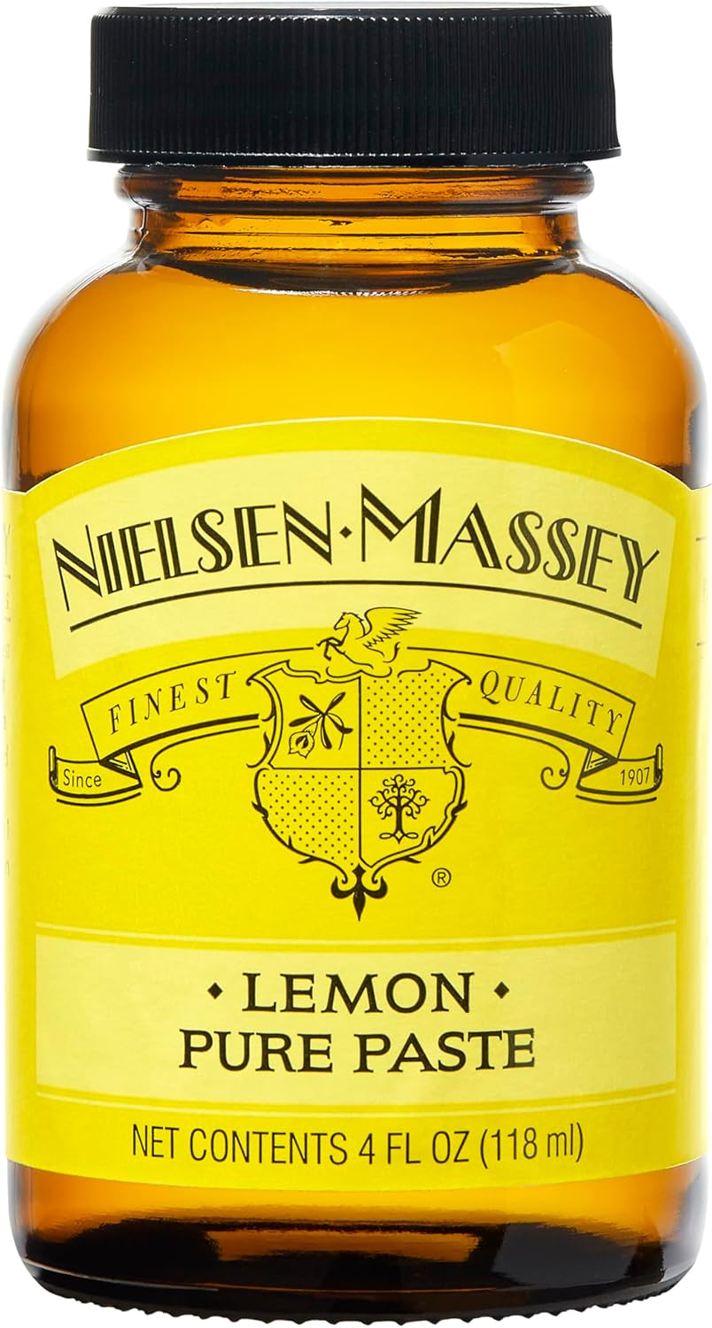 Nielsen-Massey Pure Lemon Paste for Baking and Cooking, 4 Ounce Jar