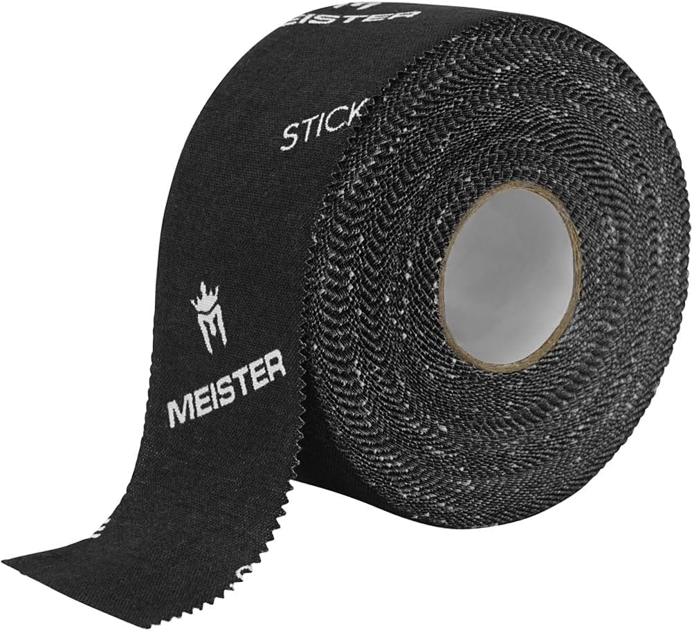 Meister StickElite Professional Porous Athletic Tape - 15yd x 1.5" - Black - 3 Rolls