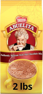 Nestle Abuelita Hot Cocoa, Authentic Mexican Hot Chocolate, Instant, Bulk for Schools and Holiday Parties, 2 lb Bag