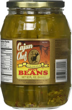 Cajun Chef Louisiana Spicy Green Beans - 32 oz (Pack of 1) - Bold Cajun Flavor - Perfect for Hors d'Ouevres, Cocktail Parties, as a Salad Garnish, Bloody Marys and More - Versatile and Delicious