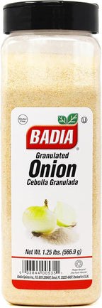 Badia Granulated Onion 1.25 Pound – Bold Savory Sweet Flavor